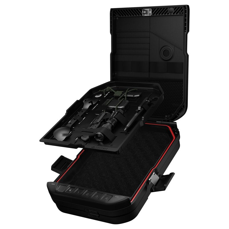 Biometric Lockable Waterproof Portable Case for Handgun and Gear