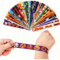 36Pcs Easter Slap Bracelets Set - Bunny, Egg & Flower Designs for Holiday Party Gifts