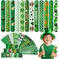 36Pcs Easter Slap Bracelets Set - Bunny, Egg & Flower Designs for Kids & Parties