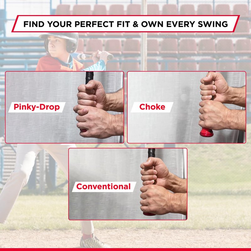 Softball Bat Grip - Larger, Durable, and Ergonomic for Enhanced Control