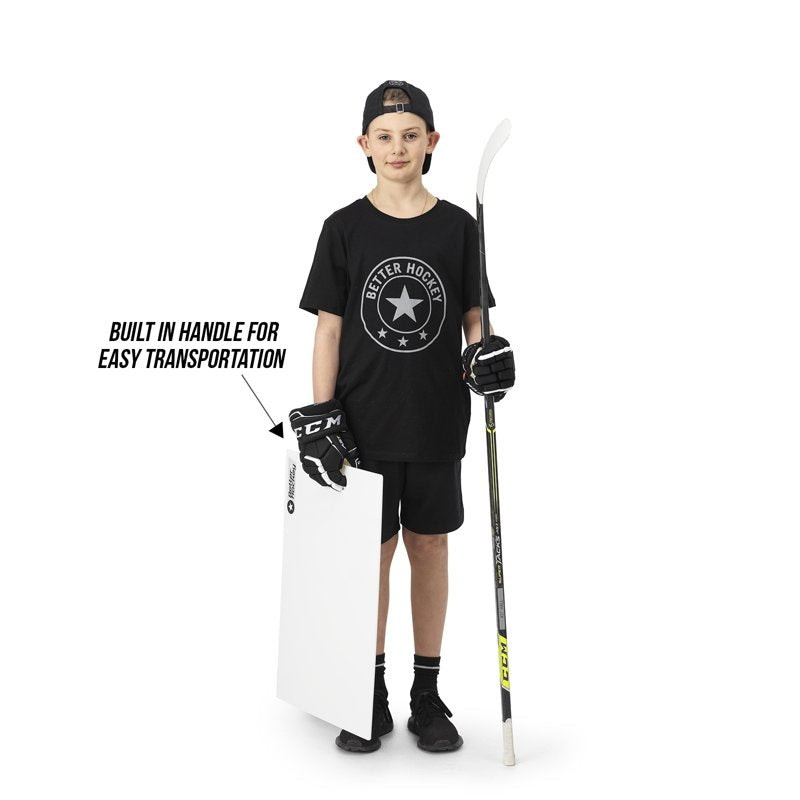 Hockey Shooting Pad 16x24 Inch Ice-Feel Practice Pad for Saucer Passes