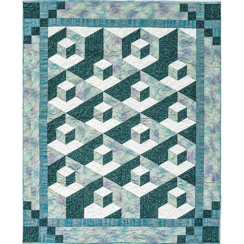 3D Quilt Block Kit - Easy Quilting for Surreal 3D Effect