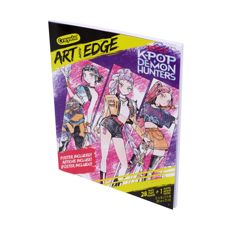 Adult Coloring Book with Poster - Fantasy and Music Inspired Art, 28 Pages