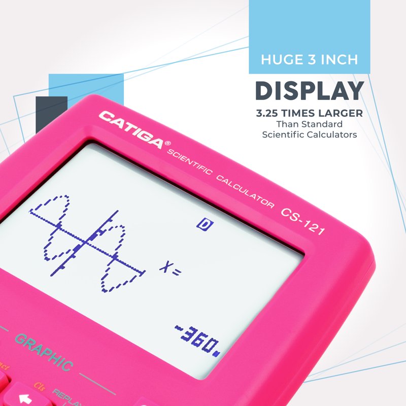 Scientific Graphing Calculator with Multiple Modes and 360 Functions