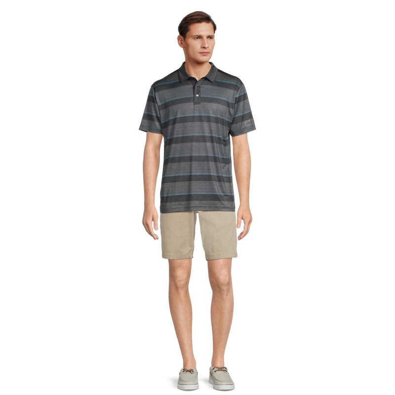 Ben Hogan Performance Golf Polo Shirt – Caviar, Size S (Mens) Striped