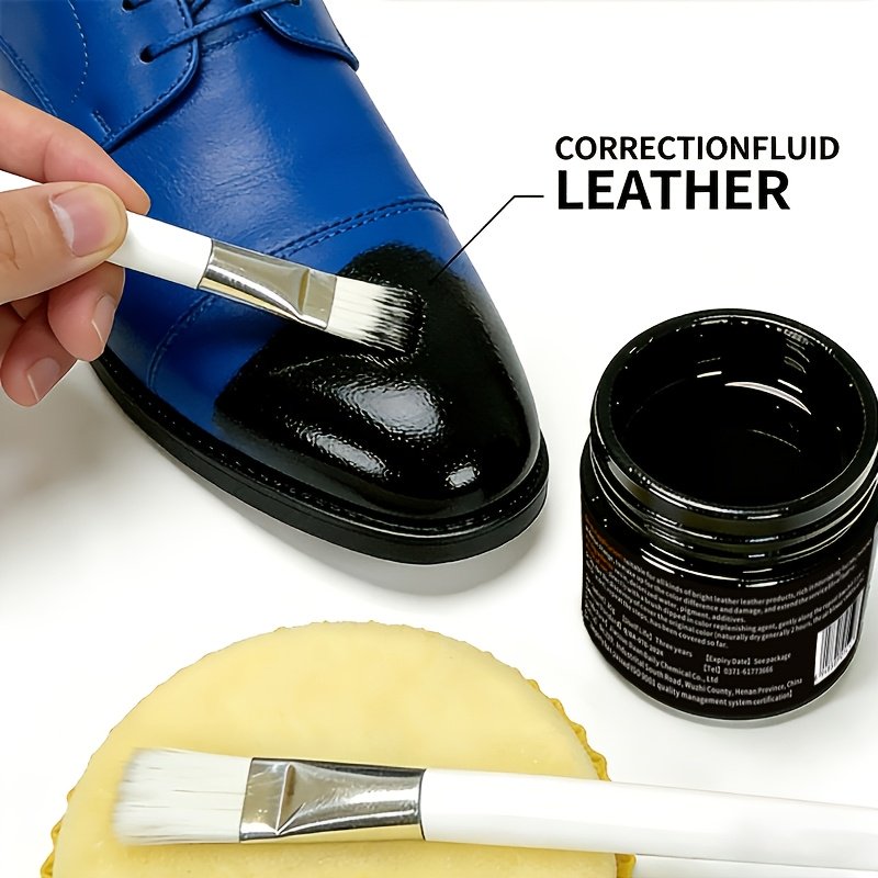 Leather Shoe & Bag Color Restorer Spray - Instant Black Dye for Leather Items