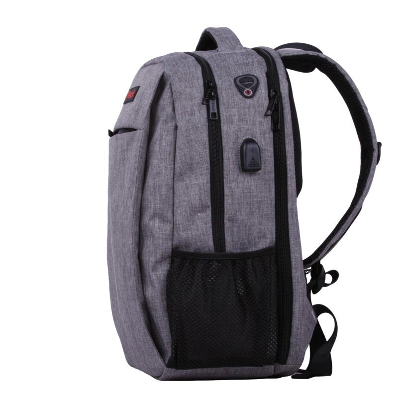 RFID Blocking Backpack with Anti-Theft Security and USB Charging
