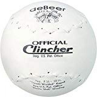 16-Inch White Clincher Baseball with TruTech Leather Cover