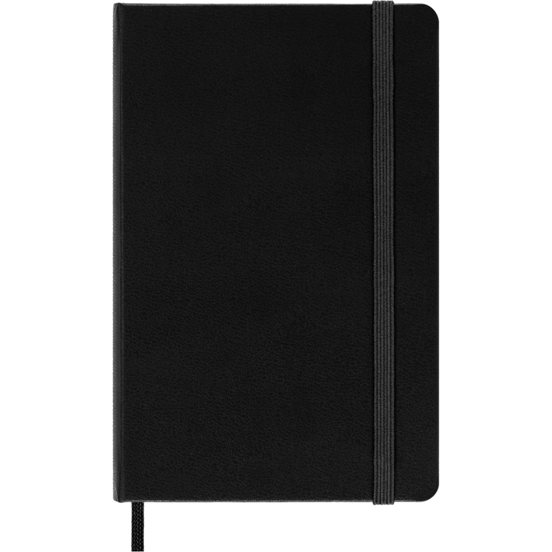 Moleskine Classic Pocket Notebook - Hard Cover, Squared, Black