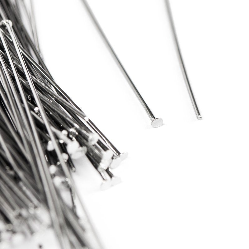 Silver Metal Head Pins for Jewelry Making - 315 Pieces, DIY Craft Supplies
