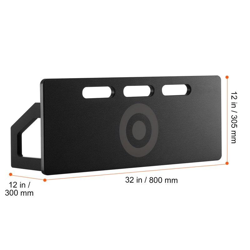 KFFKFF Football Return Board 32x12 in – Dual Angle Rebound Panel, Collapsible HDPE Training