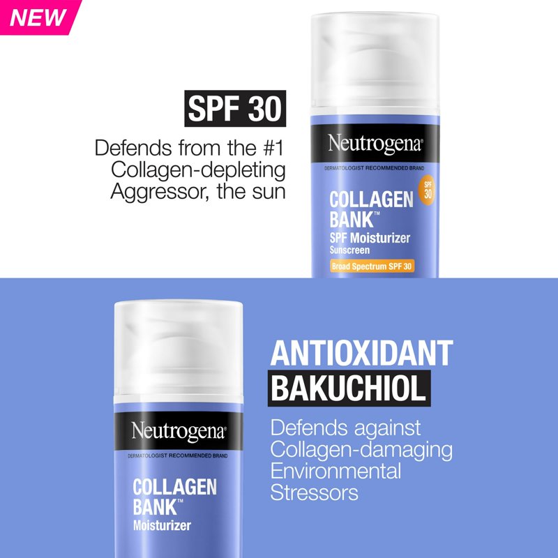 Neutrogena Collagen Bank SPF 30 Facial Moisturizer 2 fl oz - Anti-Aging Skin Care
