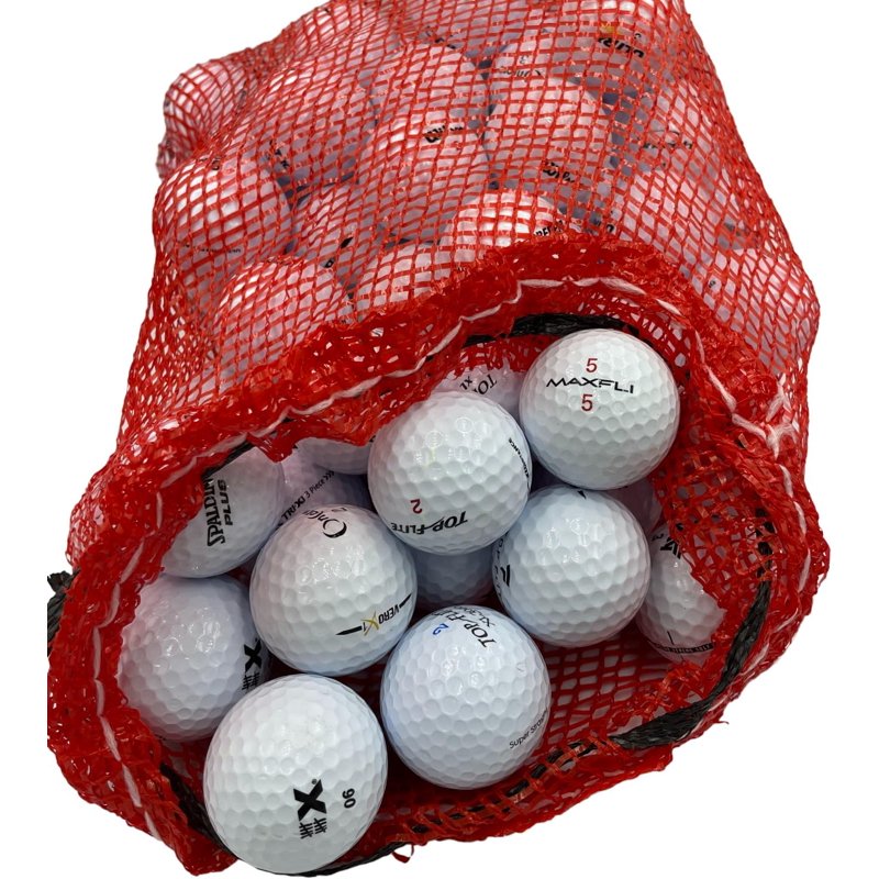 Golf Ball Planet 72-Pack Recycled Golf Balls in Mesh Bag 4A/3A (Variation: 72)
