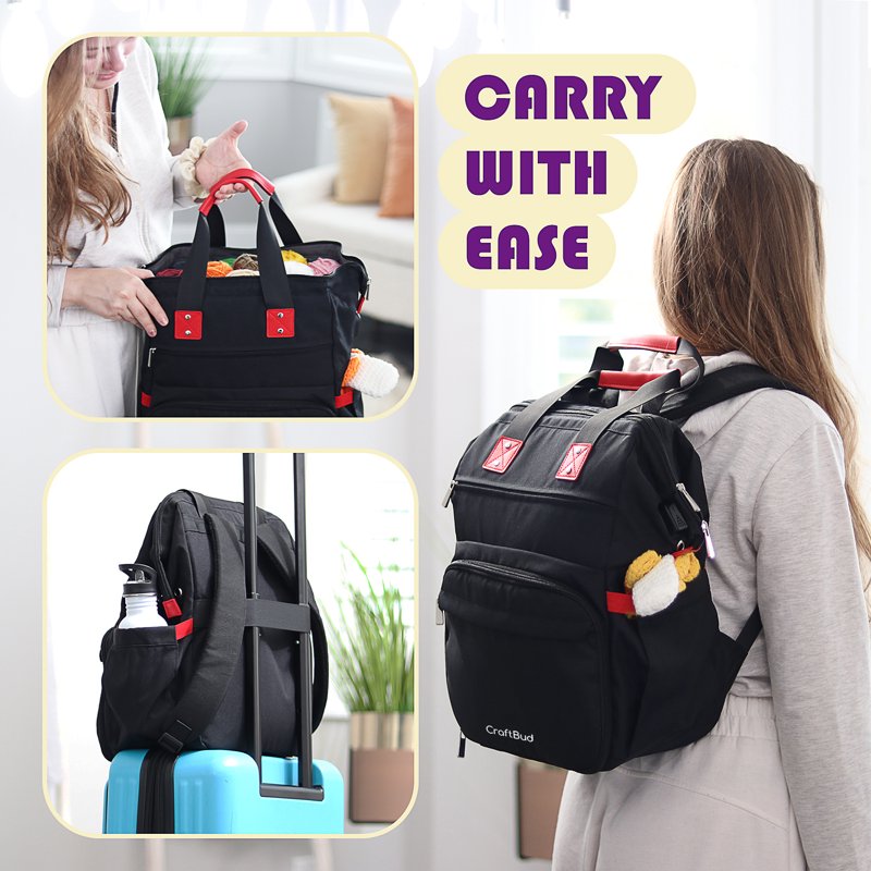 Crochet Kit for Beginners with Yarn & Storage Backpack - All Variants