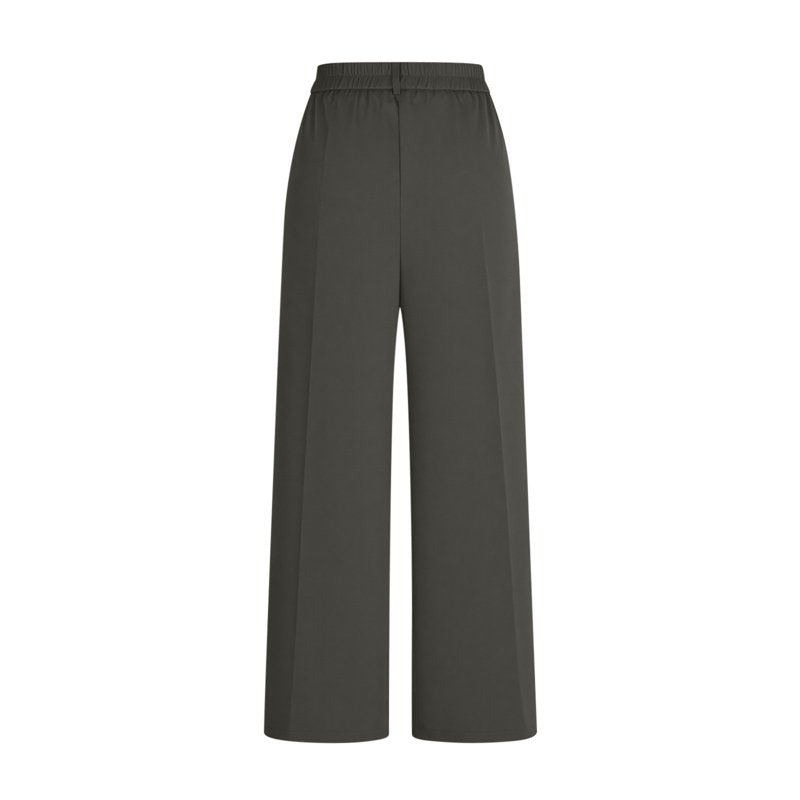 High Waisted Women's Dress Pants - Straight Leg Business Casual Trousers