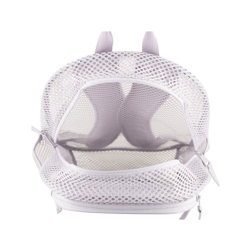 Unisex 16-Inch Mesh Cargo Backpack with Multiple Pockets & Hydration Features