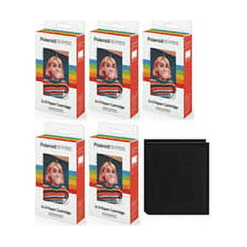 Polaroid Originals Hi-Print 2x3-Inch Sticky Photo Paper Cartridges - Pack of 5 (100 Sheets)