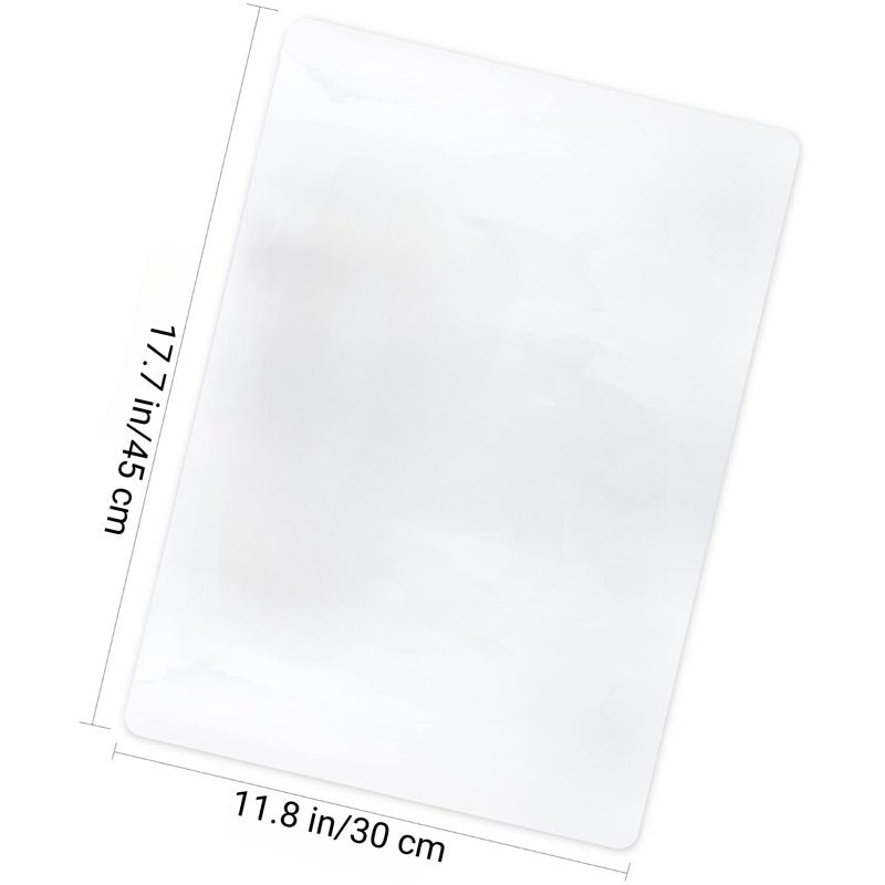 Magnetic Dry Erase Whiteboard for Refrigerator 18x12 Inch, Stain-Resistant Whiteboard Sheet for Kitchen & Office