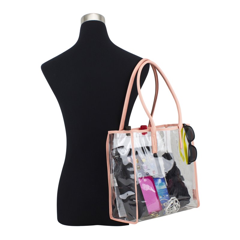 All-Purpose Clear Security Tote Bag for Stadium Events and Travel
