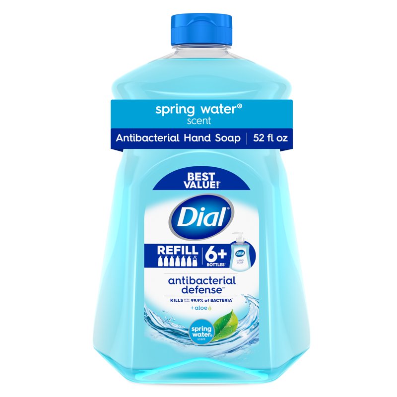 Antibacterial Liquid Hand Soap Refill Pack – 52 Fl Oz, Powerfully Kills 99.99% Bacteria