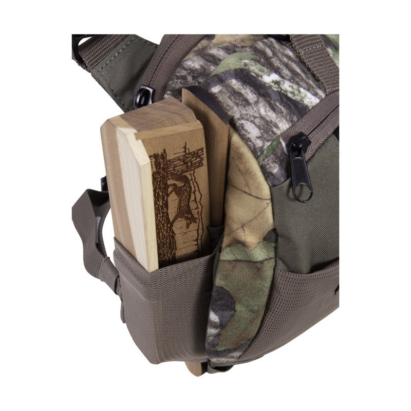 Turkey Hunting Pack with Mossy Oak Obsession Camo - Versatile Waist, Sling, Chest & Thigh Rig