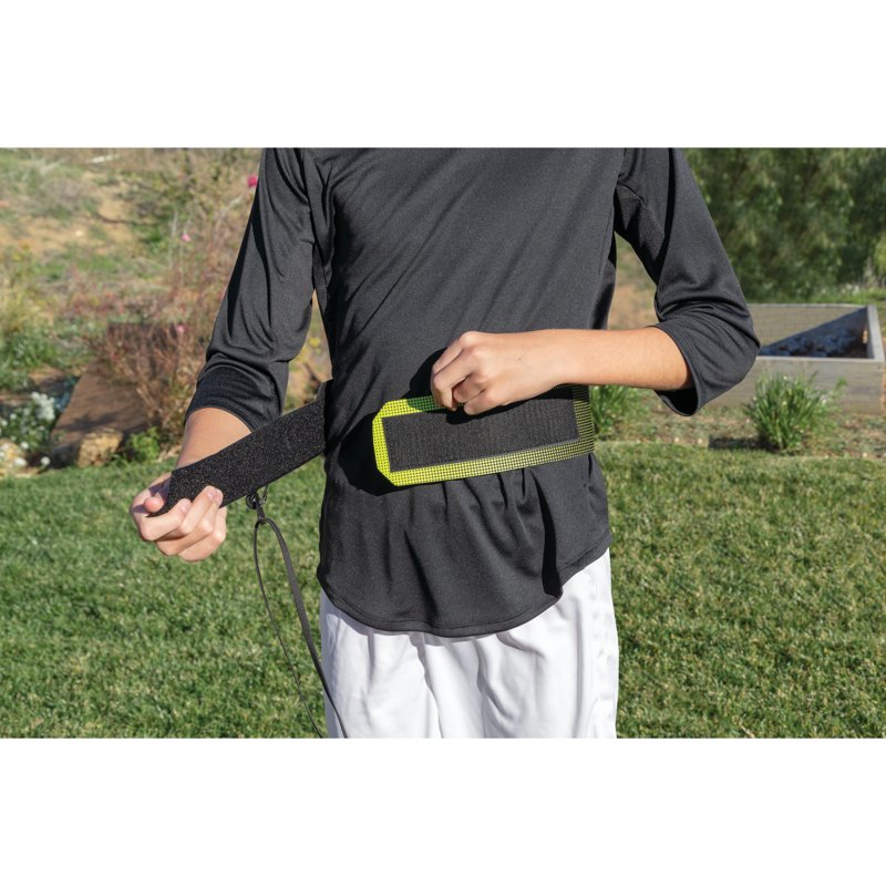 Star-Kick Hands-Free Soccer Trainer - Adjustable Belt (Black)