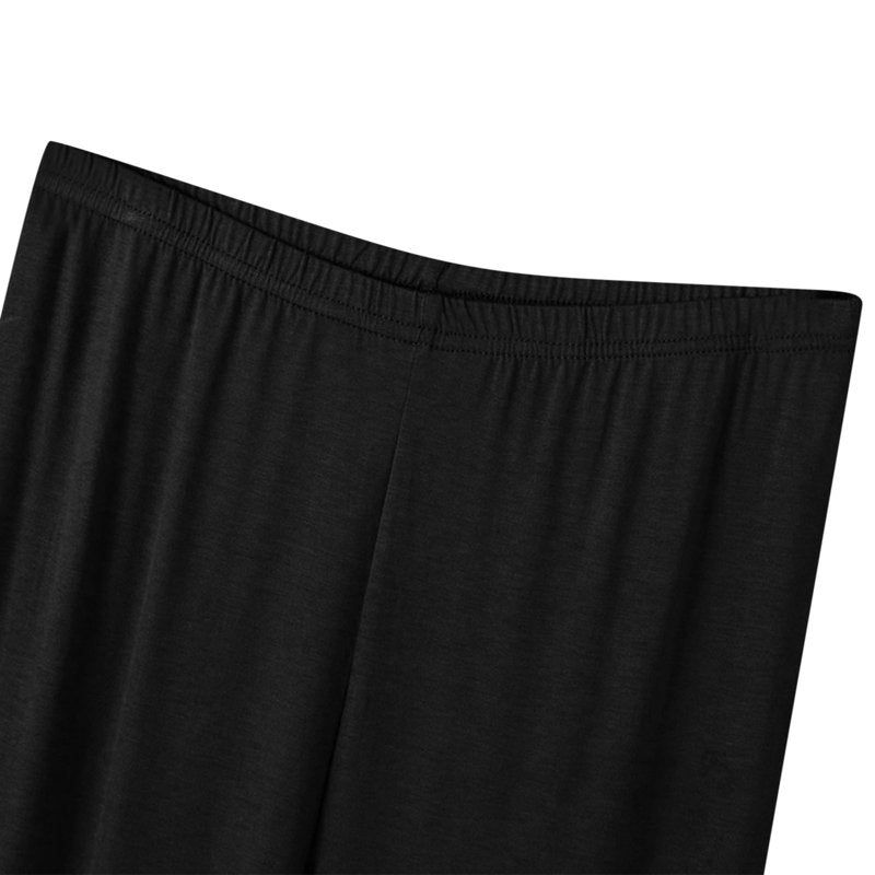 2 Pack Loose Fit Women’s Capris with Elastic Waist for Casual & Home Wear