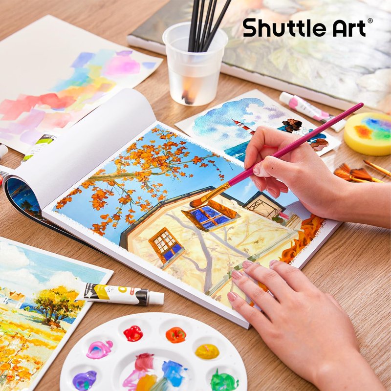168-Piece Deluxe Artist Painting Set with Easel, Paints, Canvas & Brushes