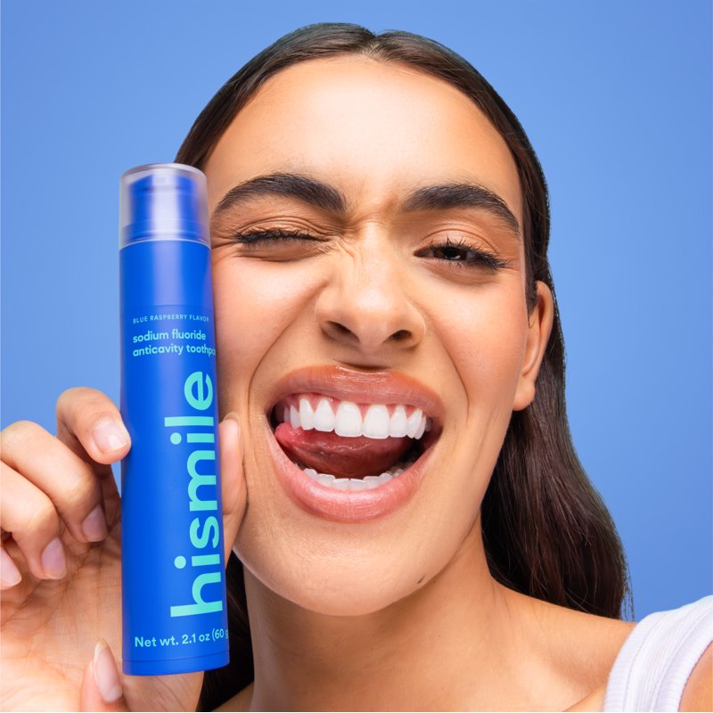 Flavored Toothpaste with Blue Raspberry Flavor - Fluoride, 100g