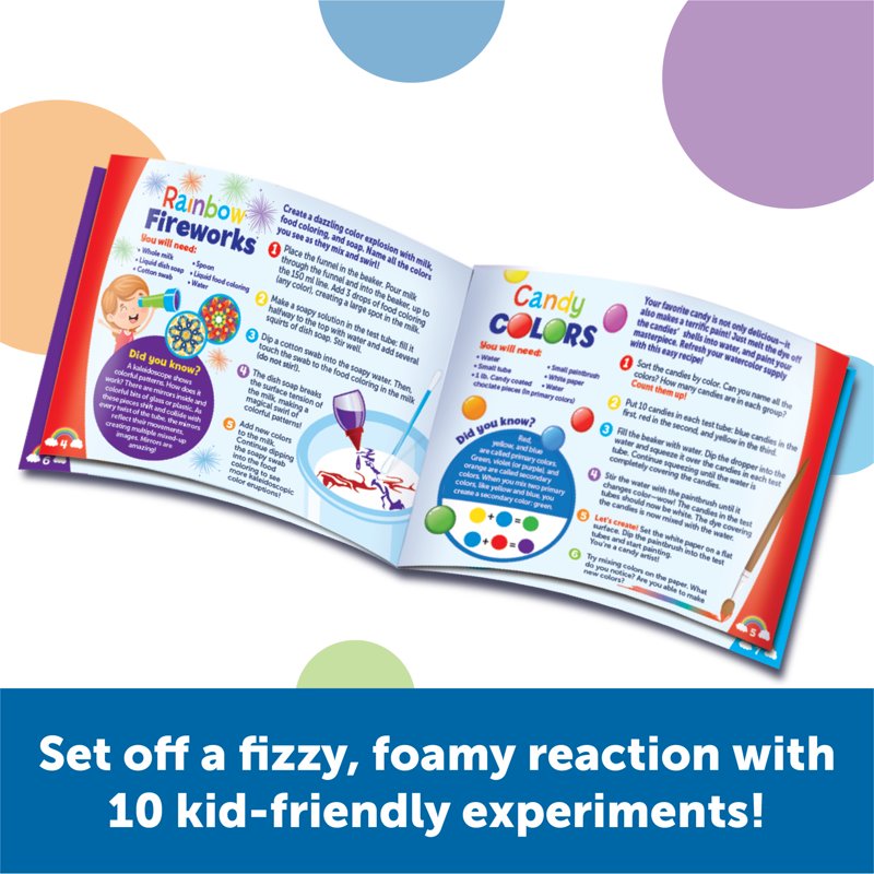 Fizzy Volcano Science Experiment Kit for Kids - STEM Classroom & Home Learning
