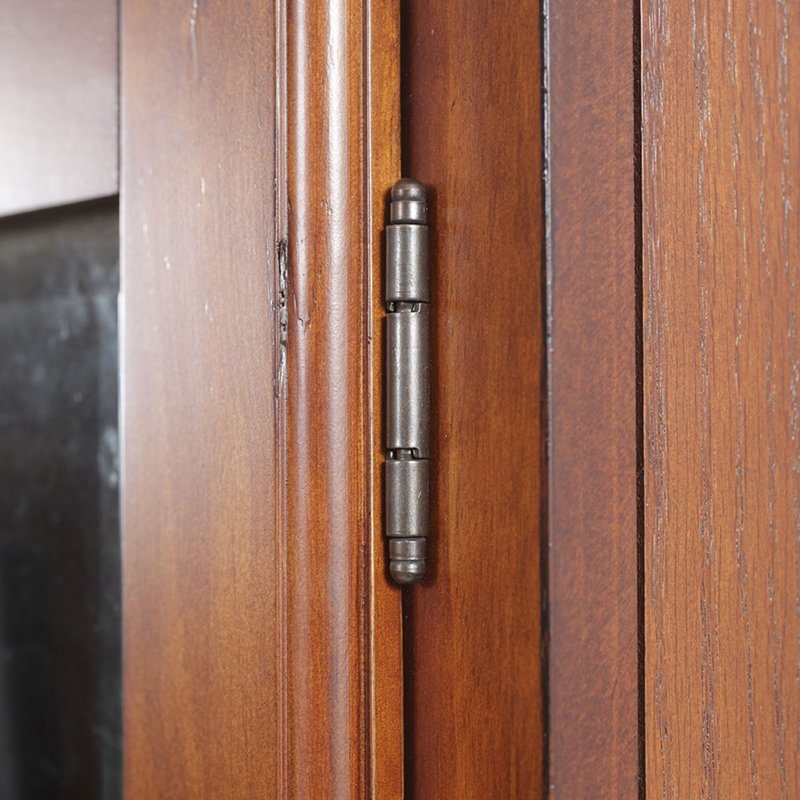 8-Gun Locking Display Cabinet with Lower Storage - Brown Furniture