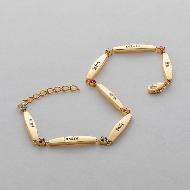 Personalized Women’s Script Nameplate Necklace - Rose Gold & Rhodium Plated