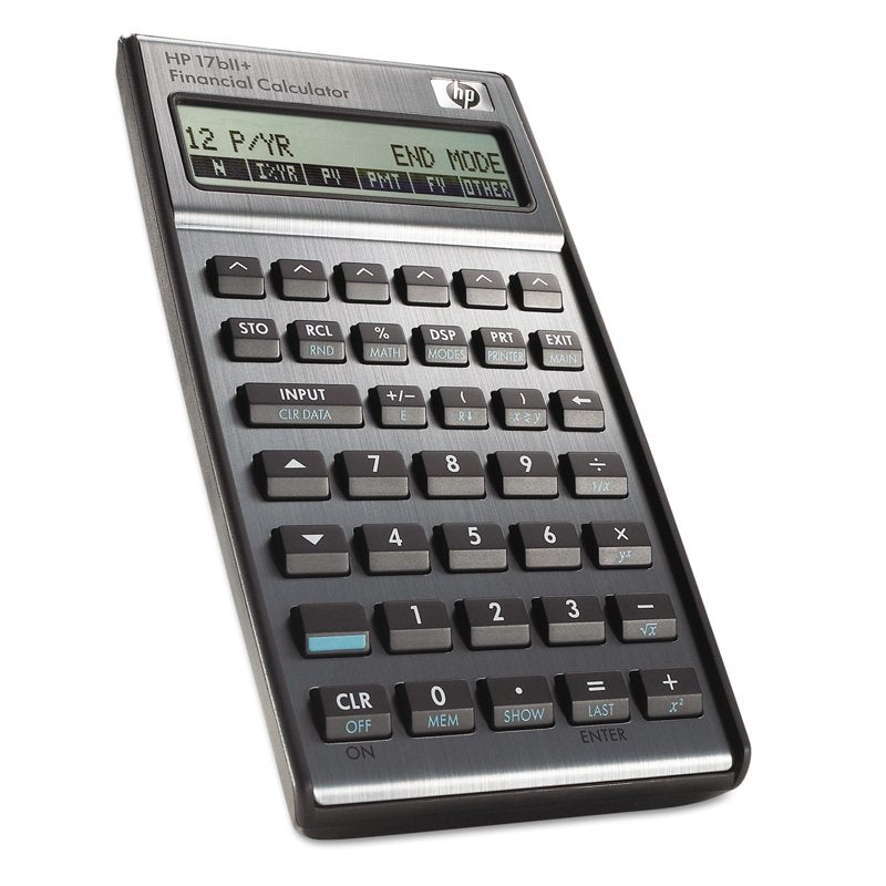 Financial Calculator HP 17bII+ 22-Digit LCD for Business & Finance