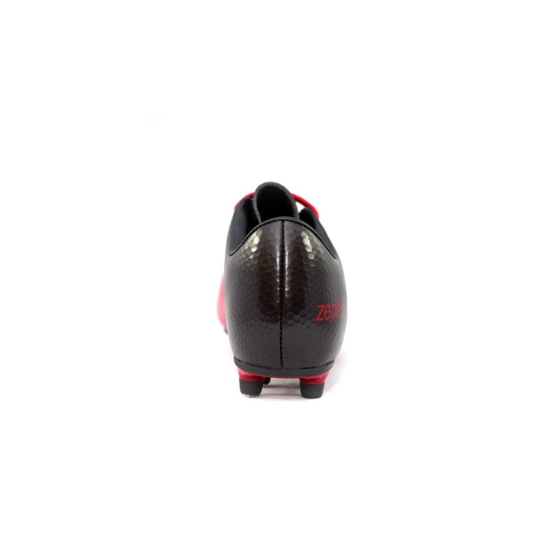 zephz Youth Wide Traxx Soccer Cleat Black Space Cherry 2EE