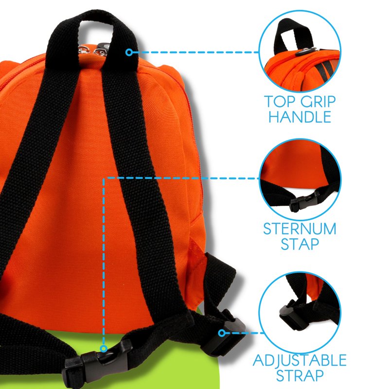 Lightweight Toddler Backpack with Animal Design - 9 Inch Kids School Bag