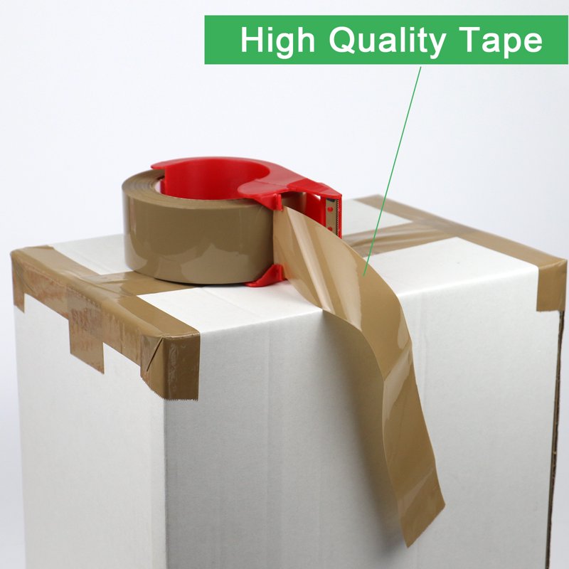 Quiet Packing Tape 4 Pack - 1.88 Inch x 55 Yards Heavy-Duty Sealing Tape