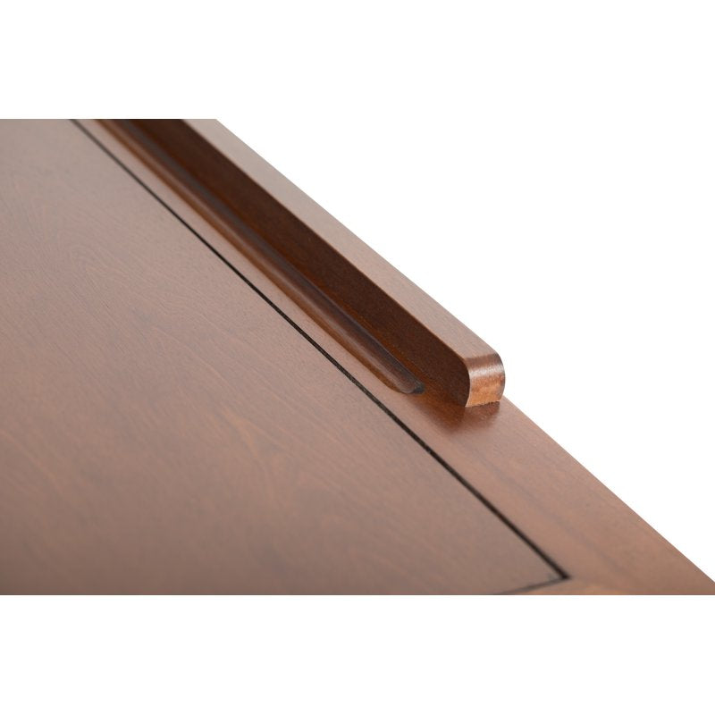 Adjustable Wood Drafting Table 42 Inch Rustic Oak Art & Drawing Desk