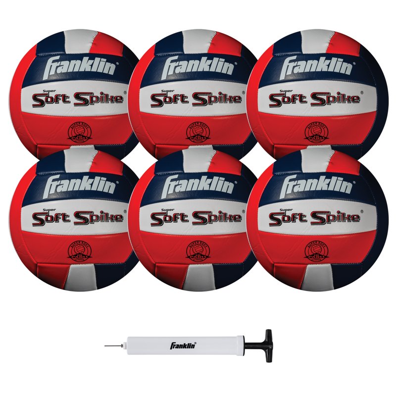 Official Size Soft Spike Volleyball for Indoor & Outdoor Play - Durable & Cushioned