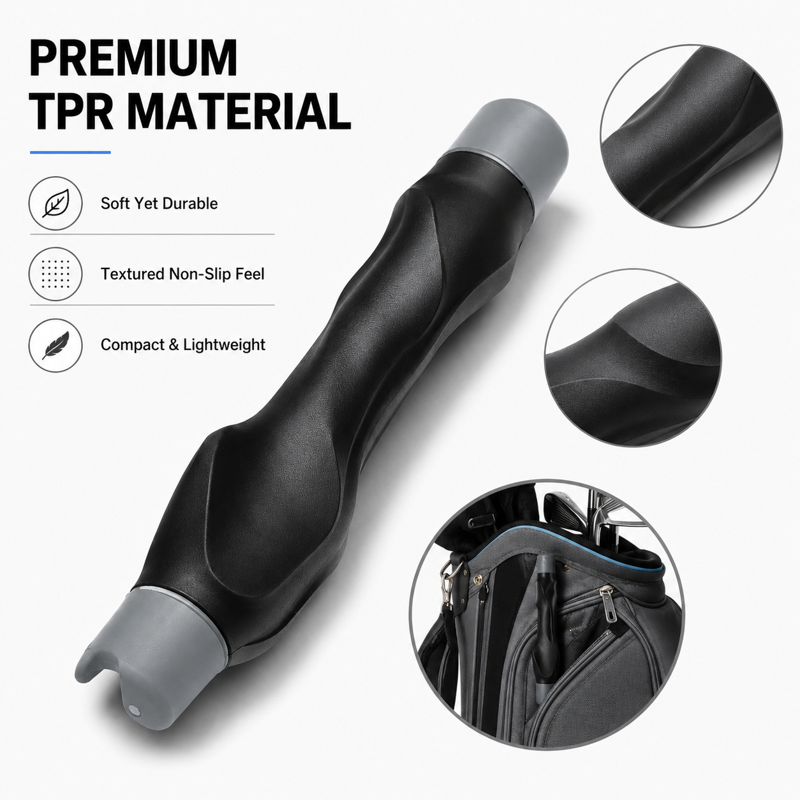 Golf Grip Trainer Hand Position Aid Ergonomic TPR Practice Aid - Gray