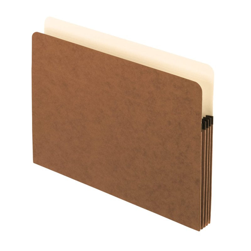 Recycled File Pockets - Letter Size, Redrope, 3.5-Inch Expansion, Pack of 25