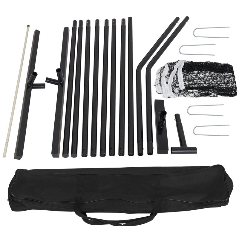 Portable Pickleball Net with Stand 22ft - Outdoor Tennis & Ping Pong Game Set