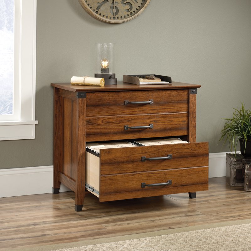 Sauder Lateral File Cabinet with Full Extension Drawers - Multiple Colors