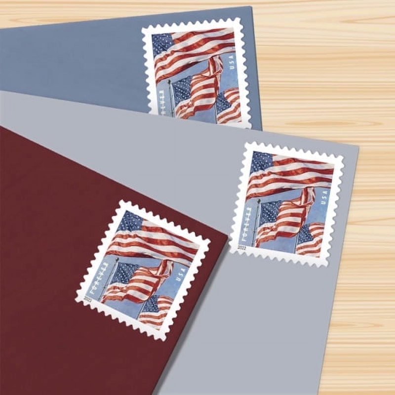 U.S. Flag Postage Stamps 2022 USPS Forever First Class Collectible Set