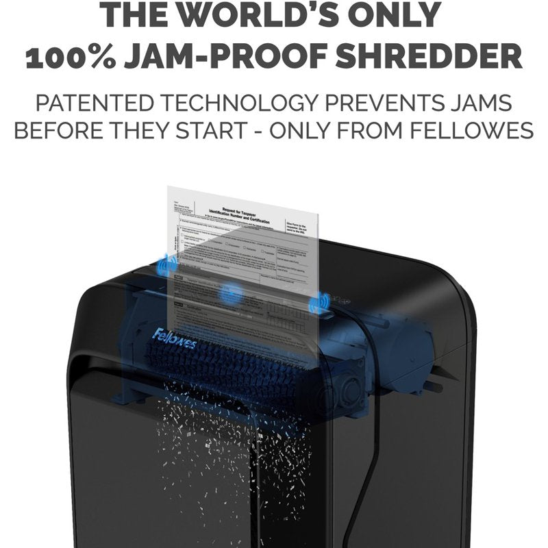 Cross-Cut Paper Shredder 16-Sheet Capacity with Jam Proof & Safety Features