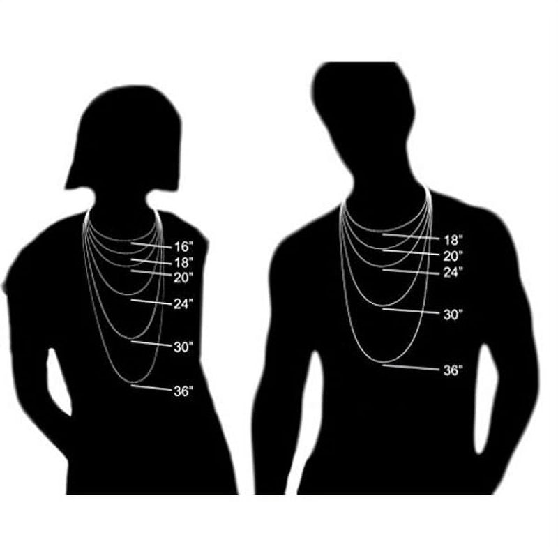 Sterling Silver Box Chain 0.8mm Necklace 16-inch - Multiple Lengths