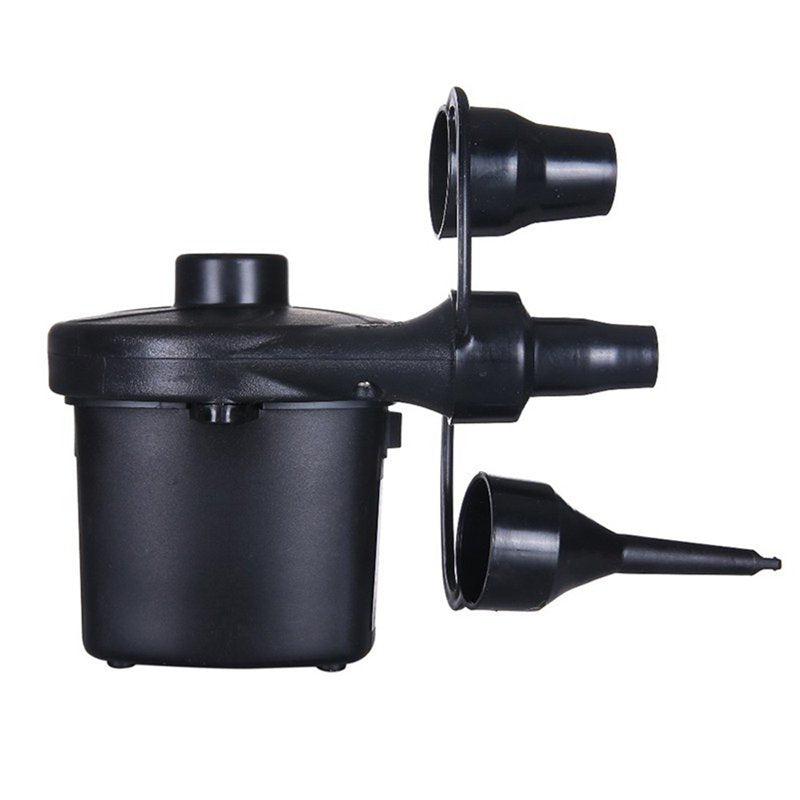 Electric Air Pump for Inflatable Items — Portable Quick-Fill Inflator & Deflator with 3 Nozzles
