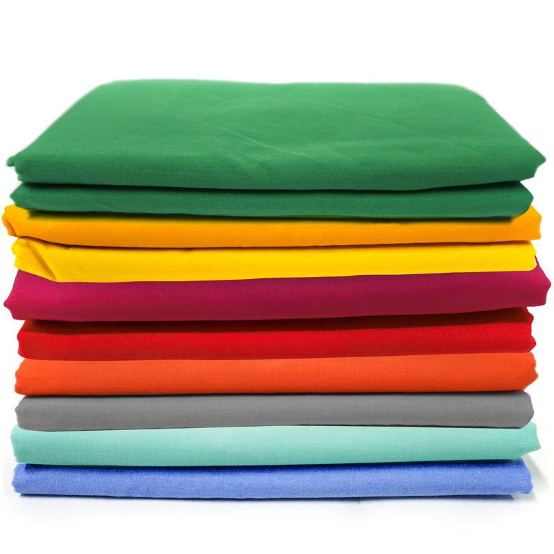Poly Cotton Fabric 3 Yards for Quilting Craft Sewing - Royal
