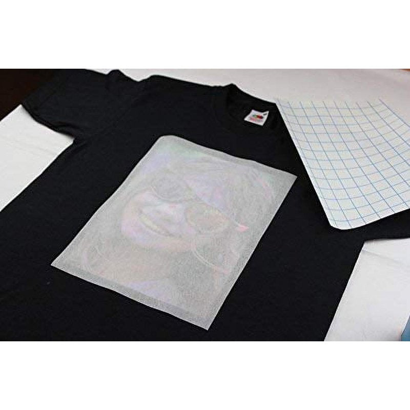 Premium Inkjet Iron-On Transfer Paper for Dark Fabrics - 8.5x11 Inches, Multi-Pack