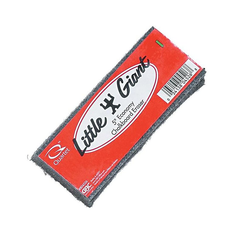 Quartet Little Giant Chalkboard Eraser - Dense Felt Cleaning Tool
