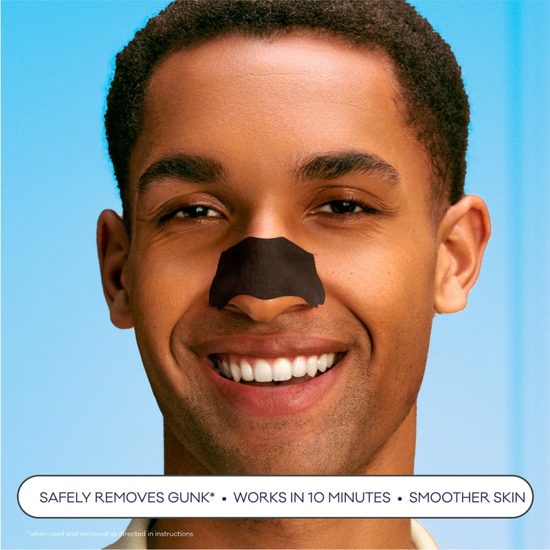 Charcoal Blackhead Remover Pore Strips - Deep Cleansing Nose Strips, 6+ Pack